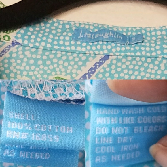 J. MCLAUGHLIN Floral Print Tunic Top S. - Picture 6 of 6